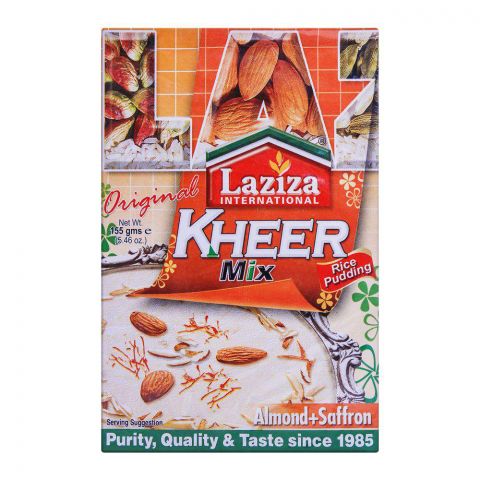 Laziza Kheer Mix Almond + Saffron 155g (4764446851157)