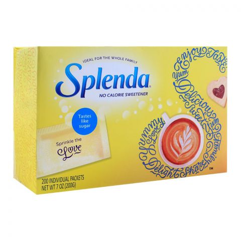 Splenda Sweetener Sachet, 200-Pack (4753287512149)