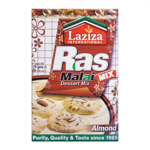 Laziza Rasmalai Dessert Mix, Almond, 75g (4764443705429)