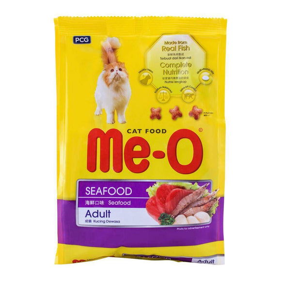 Me-O Adult Seafood Cat Food 450g (4634326073429)