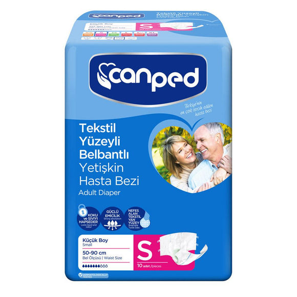 CANPED ADULT DIAPERS SMALL 10PCS (4761252429909)