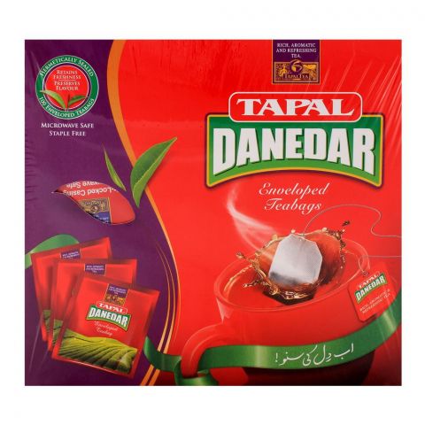 Tapal Danedar Tea Enveloped Tea Bags 100-Pack (4753276928085)