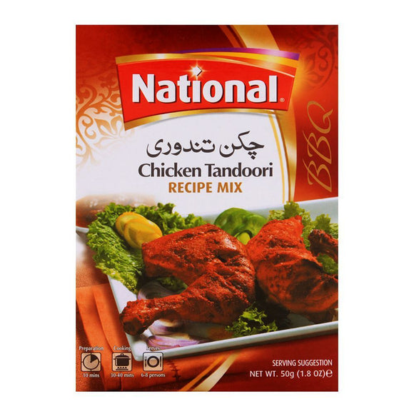 National Chicken Tandoori Masala Mix 50gm (4707004055637)