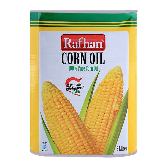 Rafhan Corn Oil Tin Makai Ka Tail 3Litres (4733627400277)