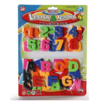 Magnetic Alphabet Letter & Number Refrigerator Magnets Learning (4624277438549)