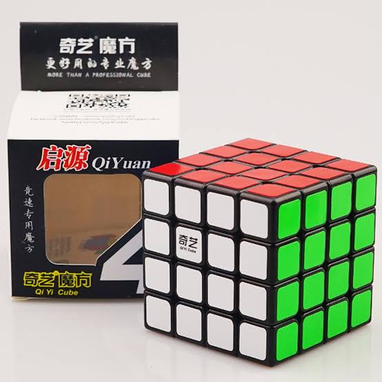 Qiyi 4×4 Rubik's Cube Black (4840132673621)