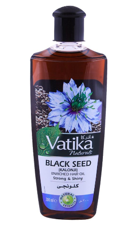 Dabur Vatika Black Seed Enriched Hair Oil, Strong & Shiny 200ml (4823947804757)