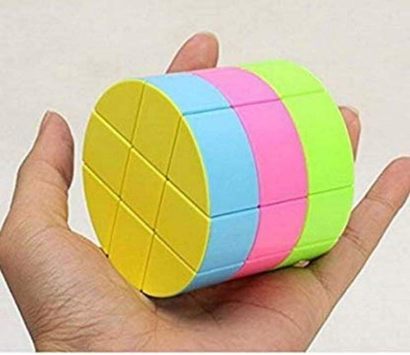 Round Speed Rubik Cube 3 x 3 Finger Puzzle (4840133230677)
