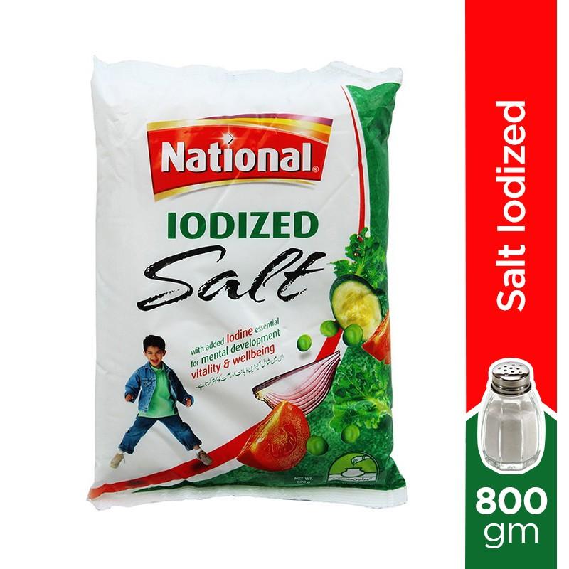 National Iodized Table Salt 800 GM