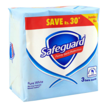 Safe Guard Pure White 175gm (Pack of 3) (4820164411477)