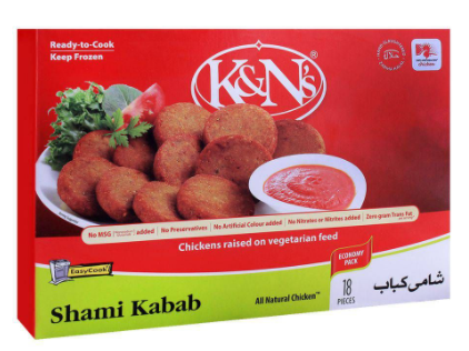 K&N's Chicken Shami Kabab, 18-Pack, 648g (4802313748565)