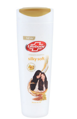 Lifebuoy Silky Soft Milk Protein + Mustard Oil Strength Shampoo, 175ml (4809492430933)