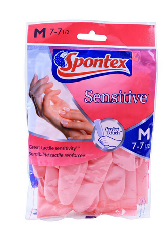 Spontex Sensitive Hand Gloves, Medium (4808589738069)