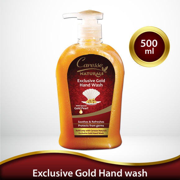 Caresse Naturals Hand Wash (Exclusive Gold) 500ml (4834498740309)