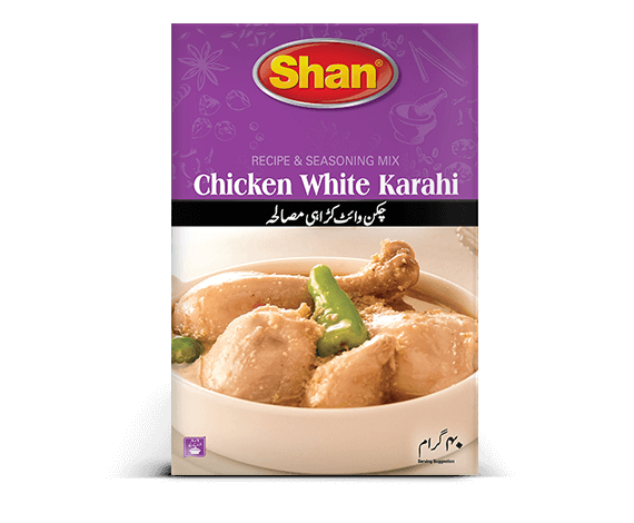 Shan Chicken White Karahi Mix Recipe Masala 40gm (4707116056661)