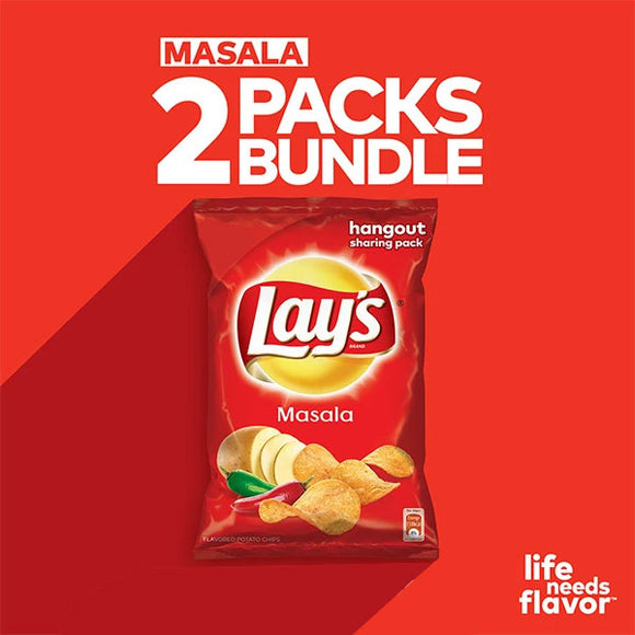 Pack Of 2 Lay's Masala 65 gm (4632352456789)