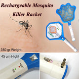 Rechargeable Mosquito Killer Racket Random Design 35grm 45cm (4692584726613)