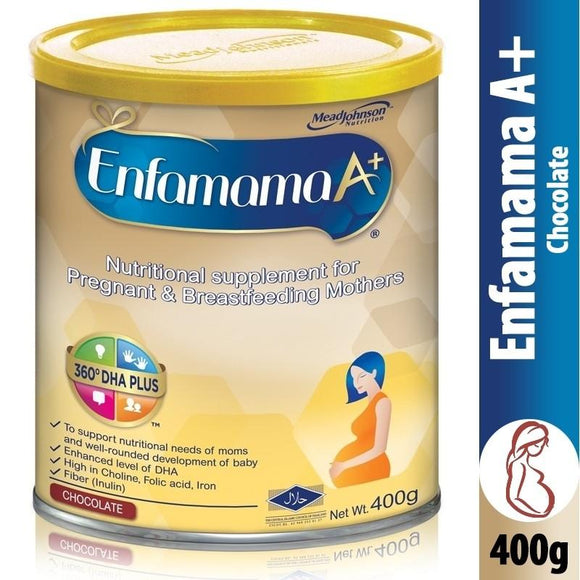 Enfa Mama - Enfa Mama Chocolate A+ Powder Milk - 400gm (4611838476373)