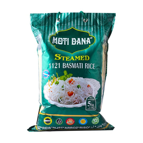 Moti Dana Steam Rice Chawal  5kg (4632365367381)