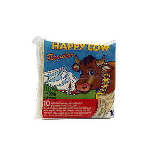 HAPPY COW PROCESSED CHEESE SLICE 8PCS H27 (4735333990485)