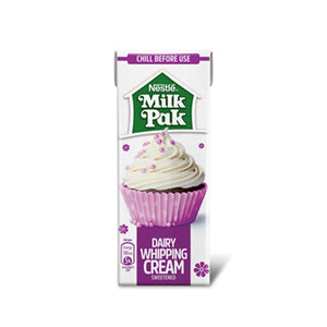 Nestle Milkpak Dairy Whipping Cream, Sweetened, 200ml (4735346081877)