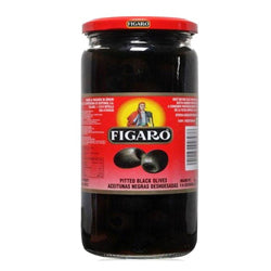 FIGARO OLIVES BLACK 920GM PITTED (4774931529813)