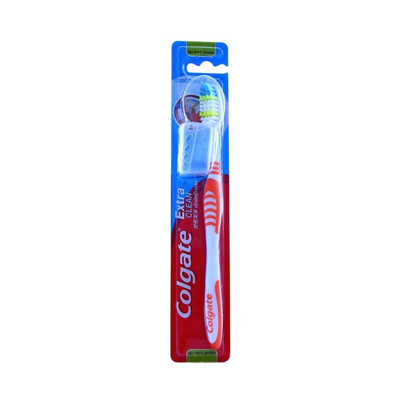 Colgate Extra Clean Tooth Brush With Cap (4611953688661)