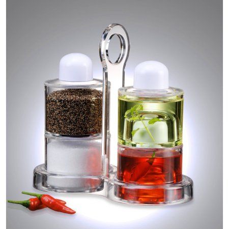Spice twin tower 4 Self Stacking Spice Bottles (4694419832917)