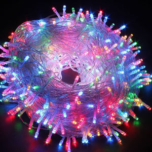 MULTI COLORS Blinking LED String Lights Fairy Twinkle in for Valentines Day, Romantic Wedding, Home Decoration Room Lighting, Christmas, Crafts (4838744129621)