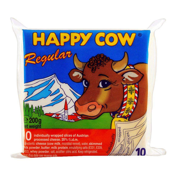 Happy Cow Regular 10 Slices 200g (4636451962965)