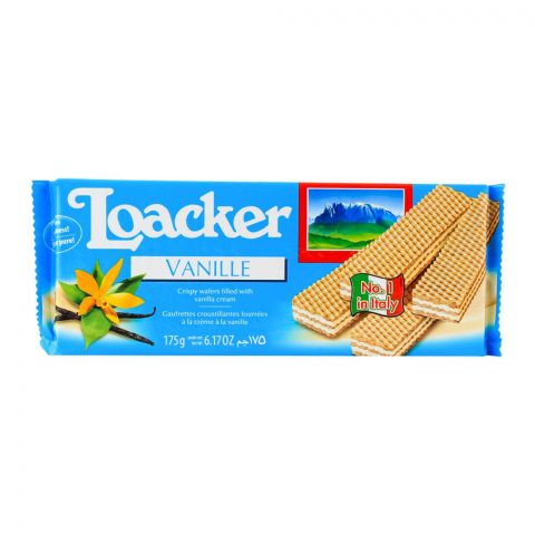 Loacker Vanille Wafers 175gm (4751072854101)