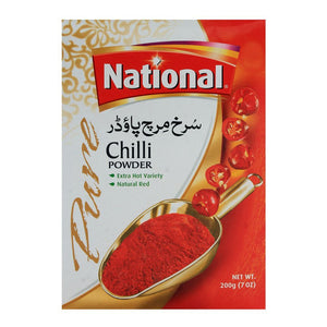 National Chilly Powder Pisi Lal Mirch 200gm (4707061661781)