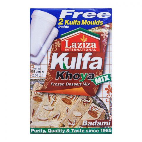 Laziza Kulfa Khoya Frozen Dessert Mix, Almond, 152g (4764447768661)