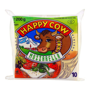 Happy Cow Mozzarella Slice 10 Pack 200g (4636458483797)