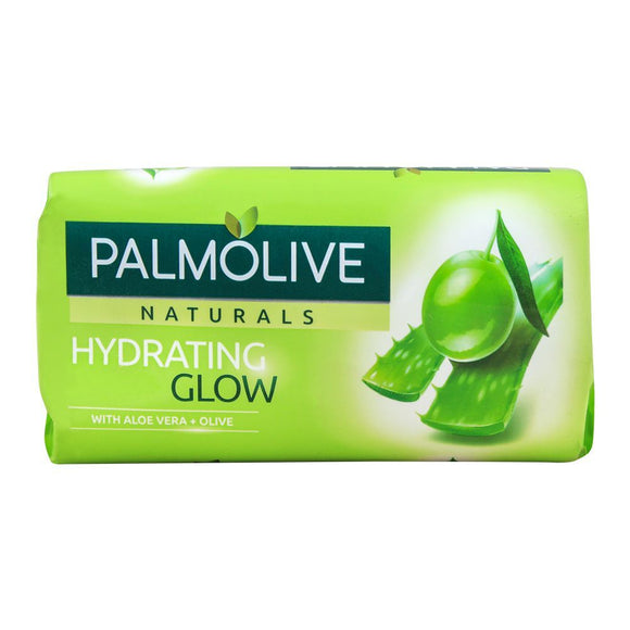 Palmolive Naturals Hydrating Glow Soap, Aloe Vera + Olive, 135g