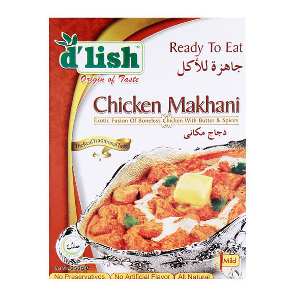 D'Lish Chicken Makhani 250Gm (4716135350357)