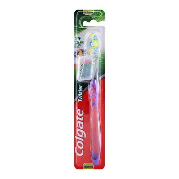 Colgate Tooth Brush Adult Twister Medium (4738095644757)