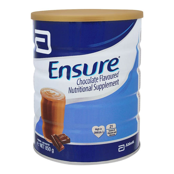Ensure Nutritional Supplement, Chocolate Flavor, 850g