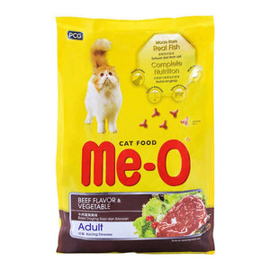 Me-O Adult Beef Flavor & Vegetable Cat Food 1.2 KG (4634328039509)