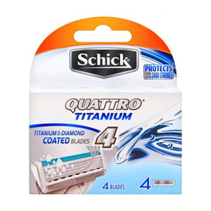 Schick Titanium Quattro 4 Cartridges, 4-Pack (4767710511189)