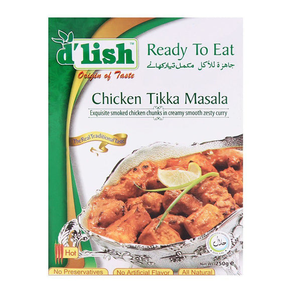 D'Lish Chicken Tikka Masala 250Gm (4716135678037)