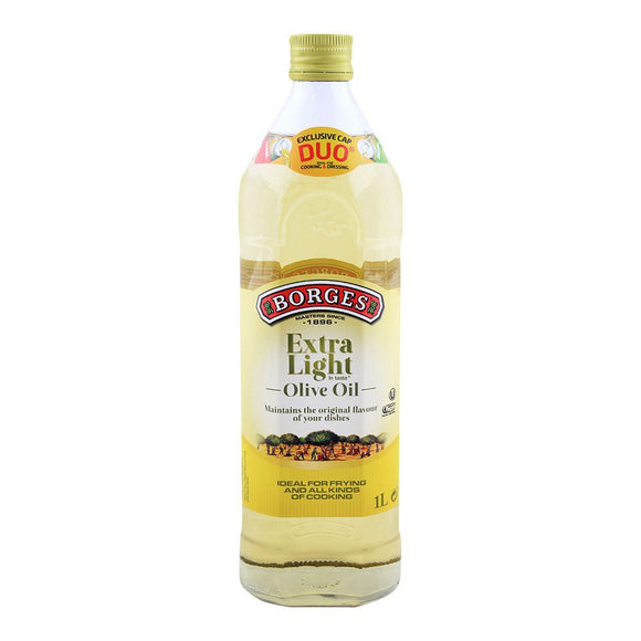 Borges Olive Oil Zaitoon Ka Tail Extra Light 1 Litre (4705833418837)