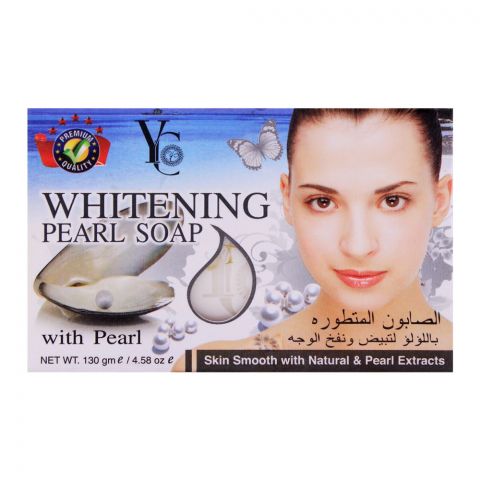 YC Whitening Pearl Soap, 130g (4766559207509)