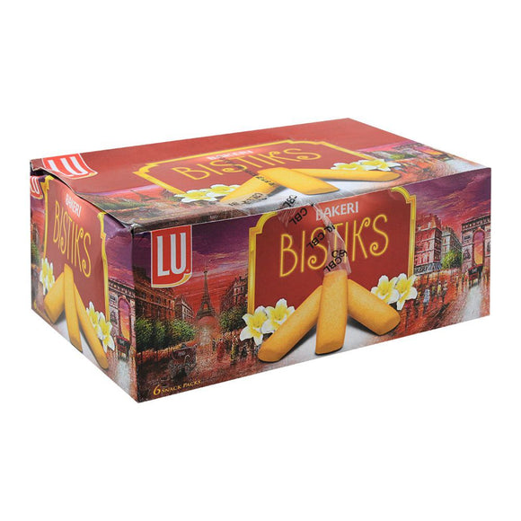 LU Bakeri Bistiks Biscuits, 6 Snack Packs (4694374449237)