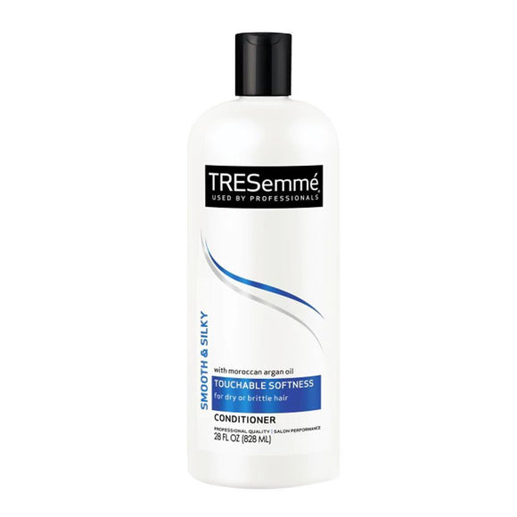Tresemme Smooth & Silky, Touchable Softness Conditioner With Argan Oil, For Dry Or Brittle Hairs, Pro Collection, 828ml (4719752609877)