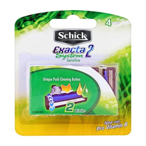Schick Exacta 2 System Sensitive Cartridges, 4-Pack (4767694553173)
