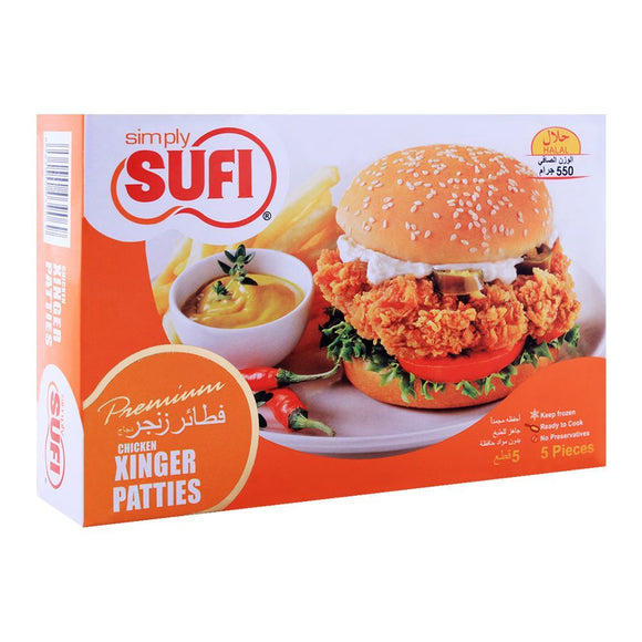Sufi Chicken Xinger Patties 5 Pieces 550gm (4615961968725)