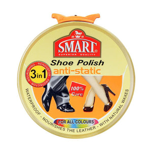 Smart 3-In-1 Shoe Polish Anti-Static, Neutral, 50ml (4706167455829)