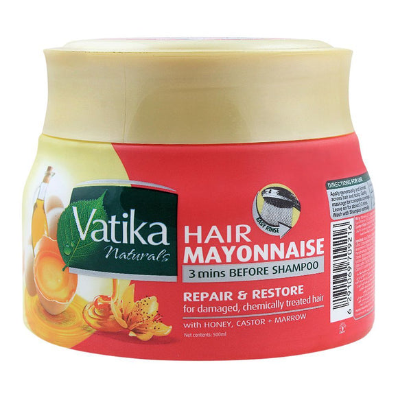 Dabur Vatika Hair Mayonnaise Extreme Moisturizing Treatment, 500ml (4721557143637)