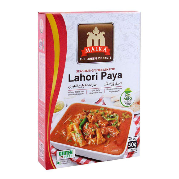 Malka Lahori Paya Masala, Gluten Free, 50g (4752141353045)
